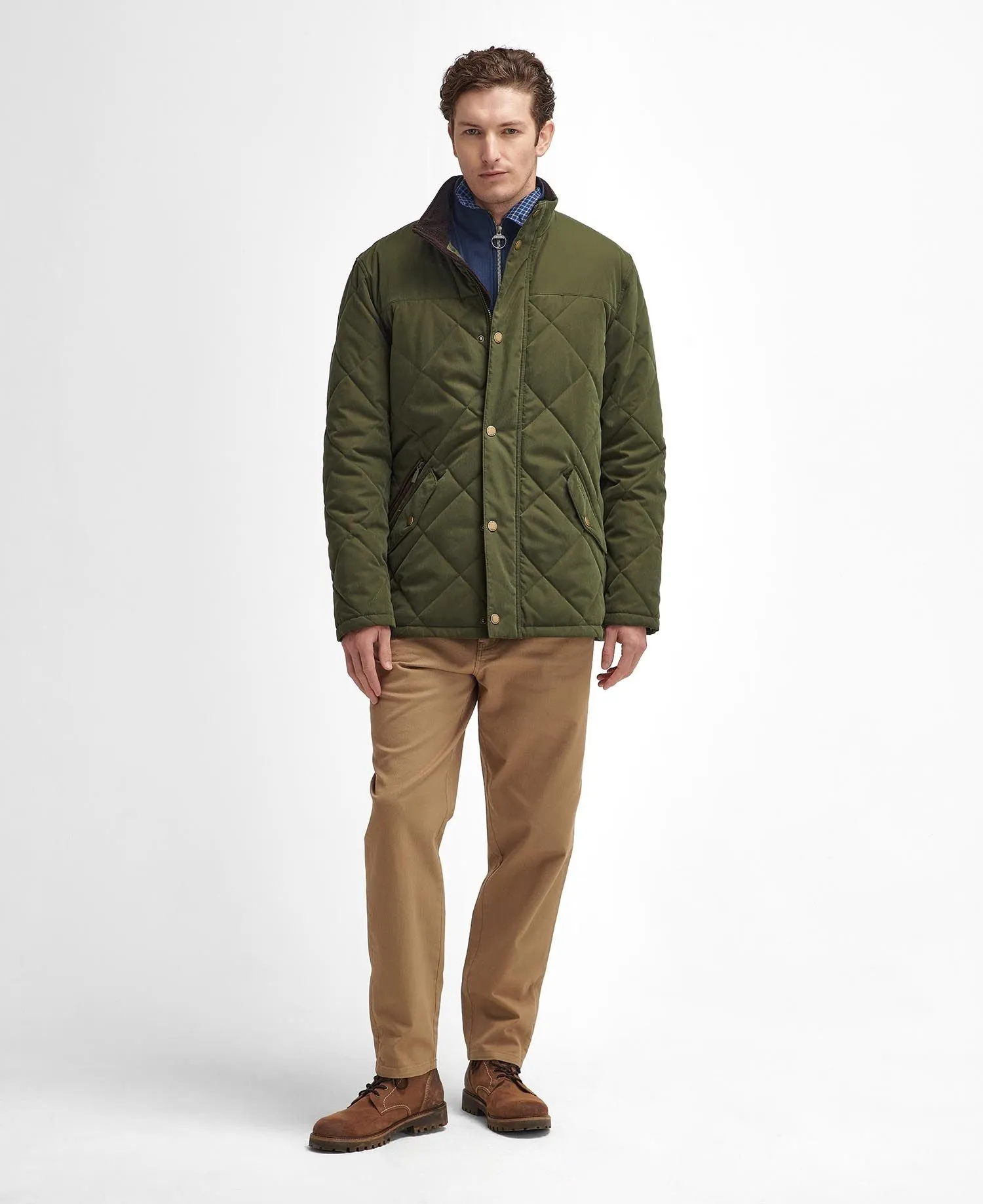 Elter Quilted Jacket - Olive