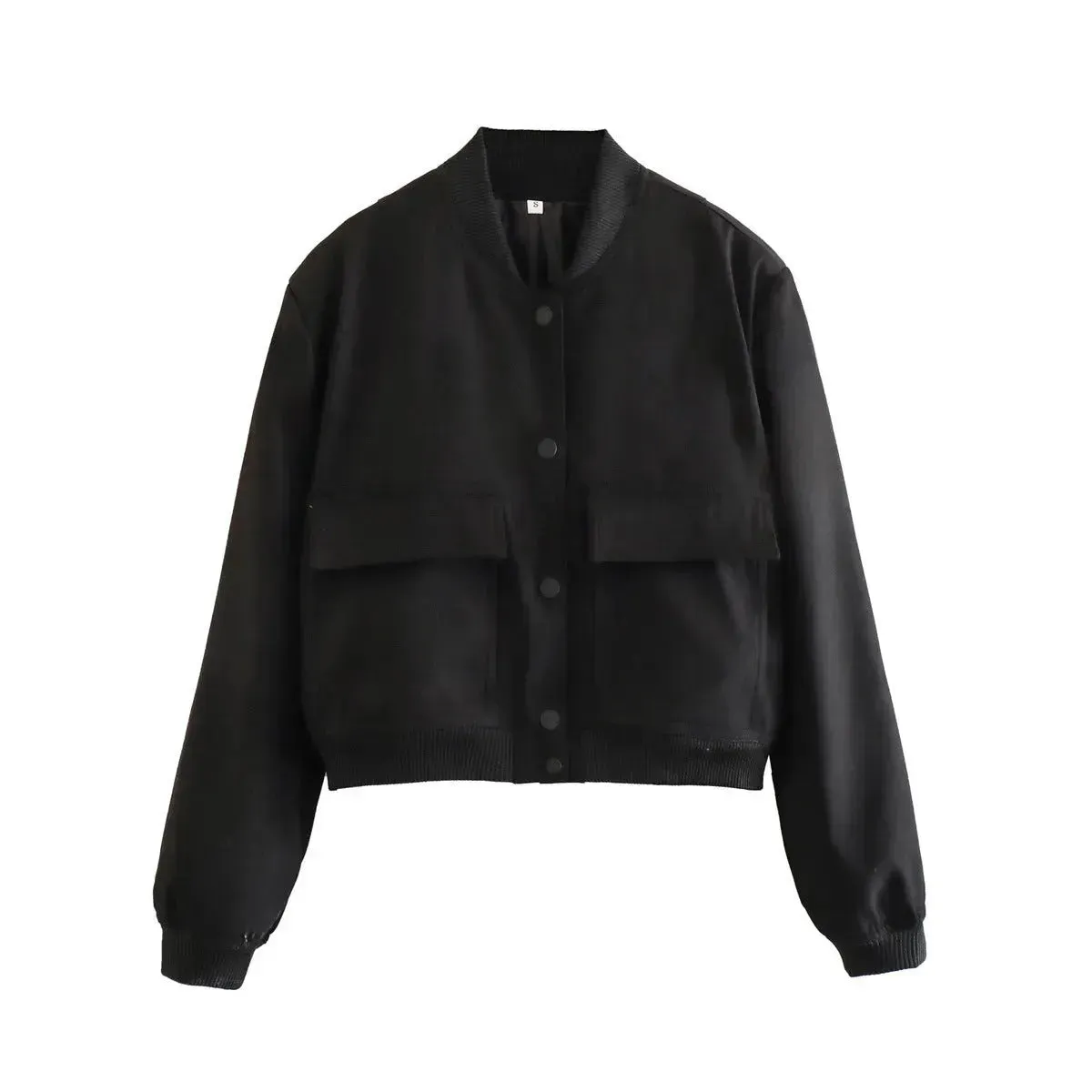 Fall Single Breasted  Cashmere Cropped Jacket for women