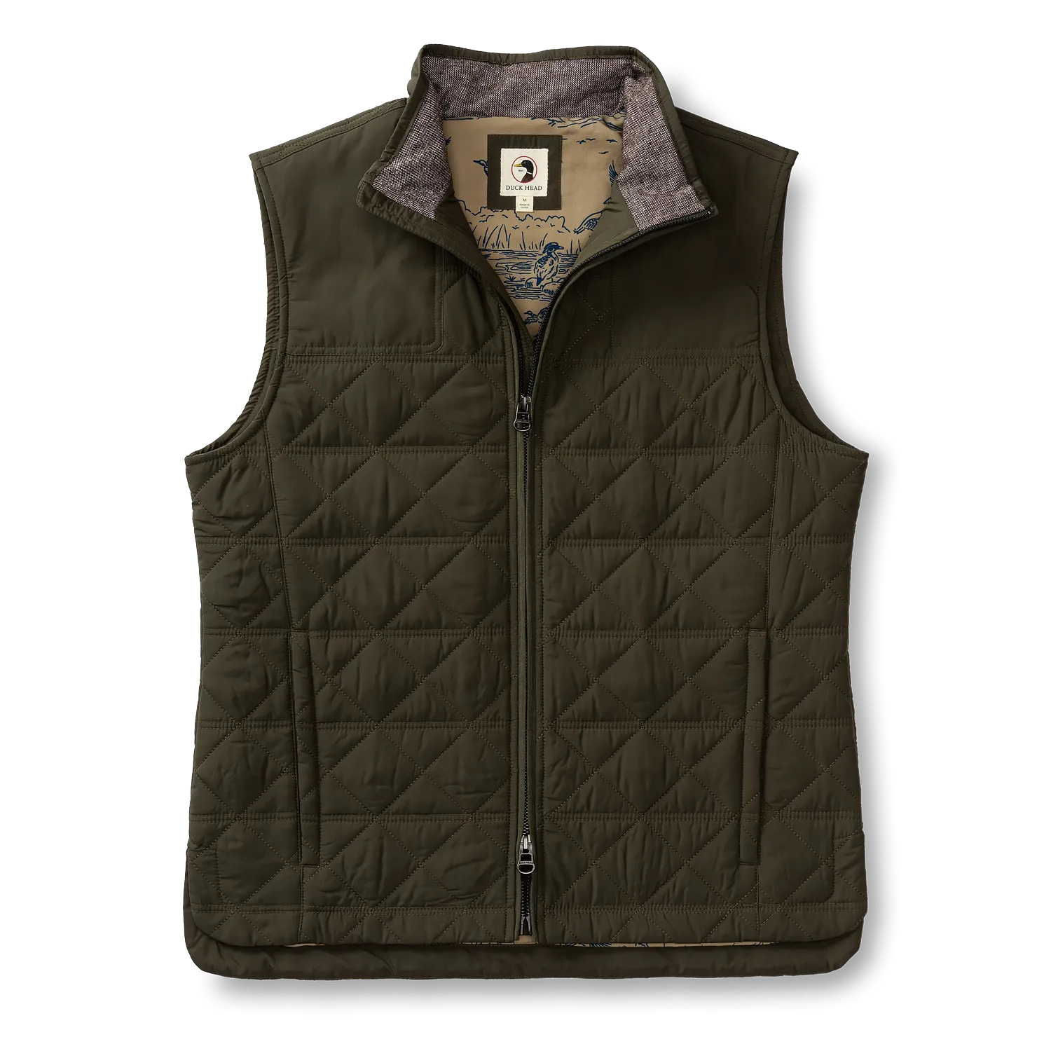 Fremont Performance Quilted Vest - Dark Forest Green