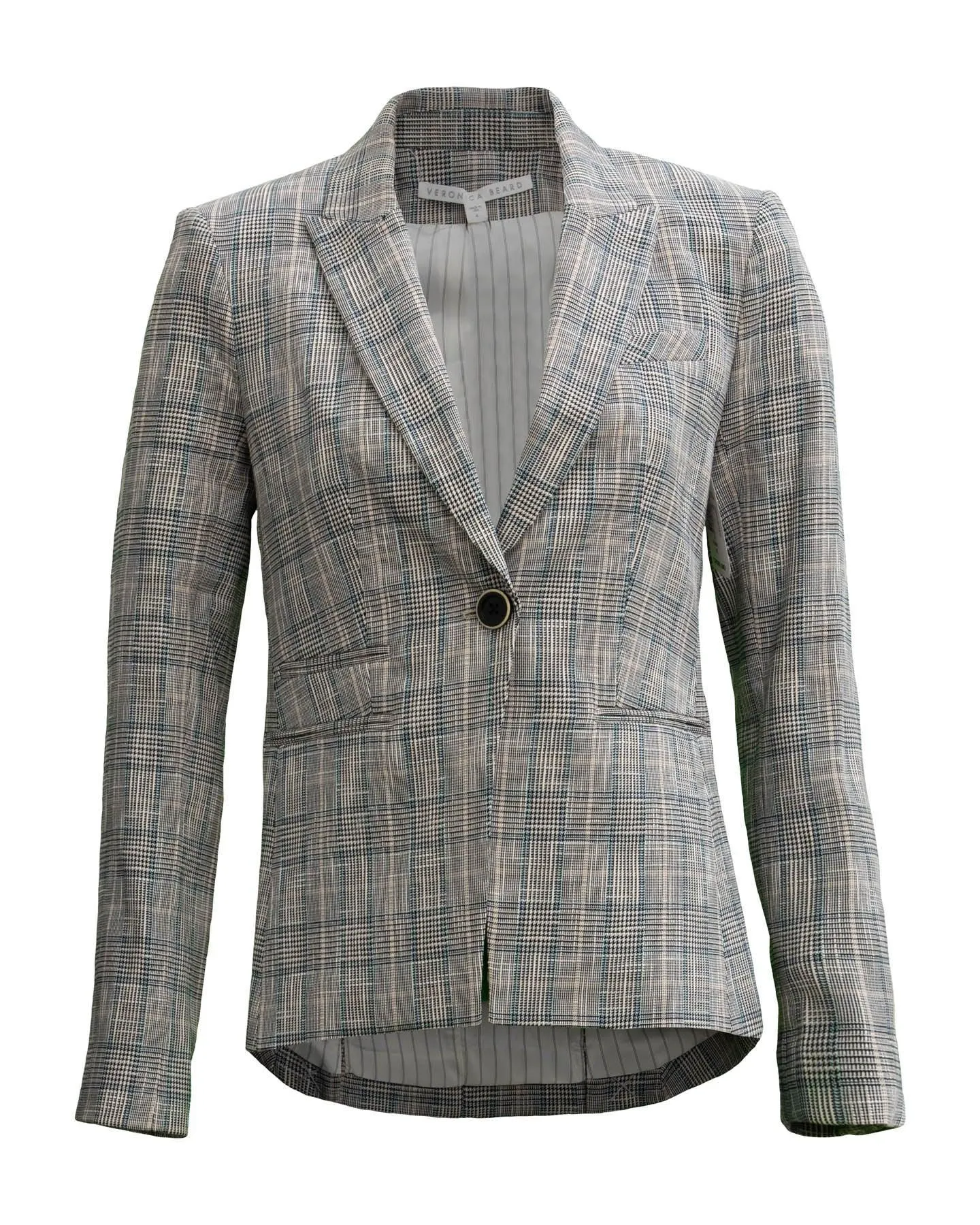 Gia Dickey Jacket in Blue Check