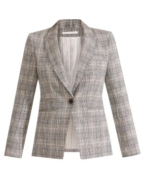 Gia Dickey Jacket in Blue Check