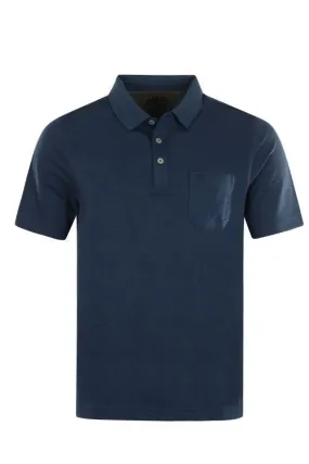 Hajo Soft Touch Navy Polo Navy