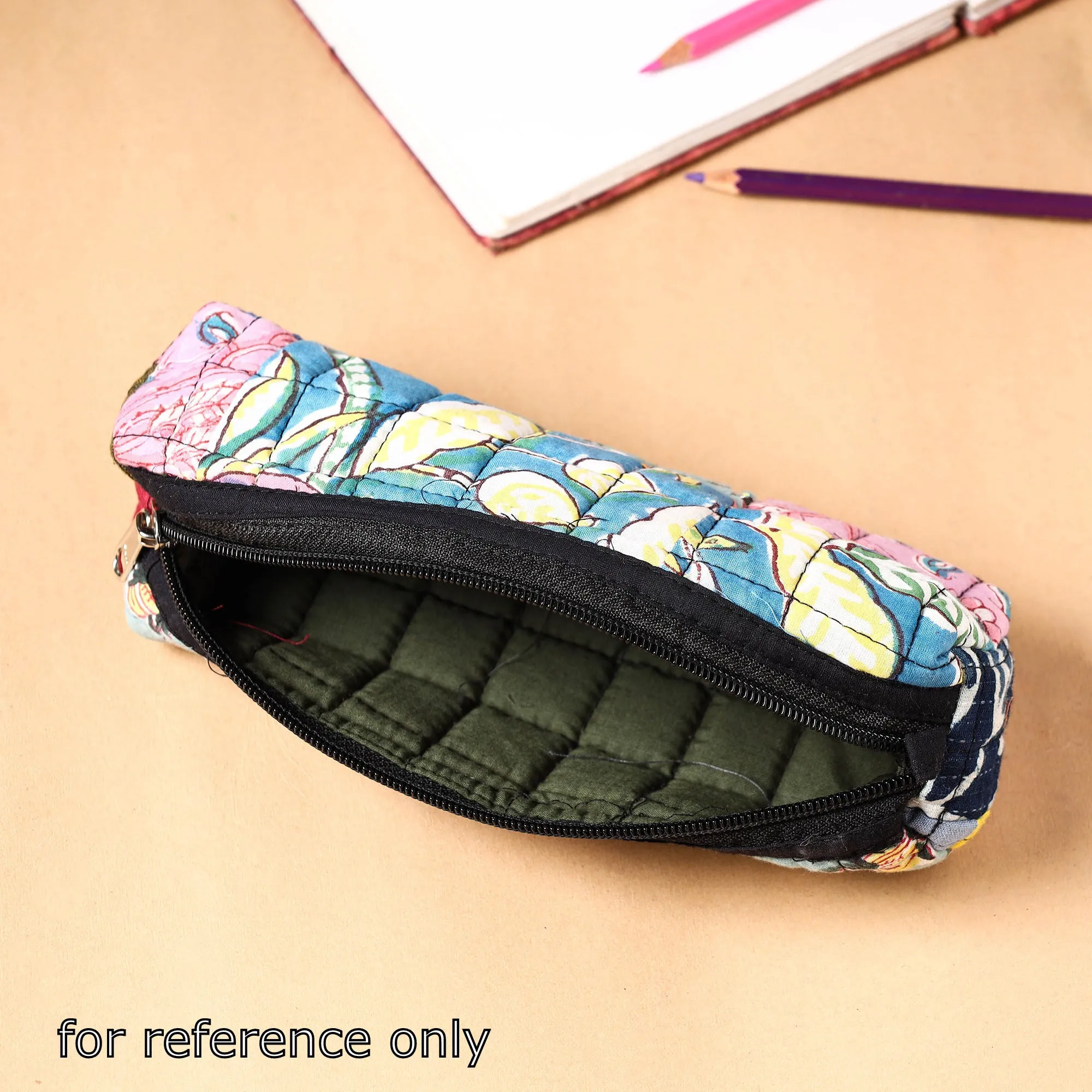 Handcrafted Quilted Patchwork Multipurpose Pencil Pouch 103