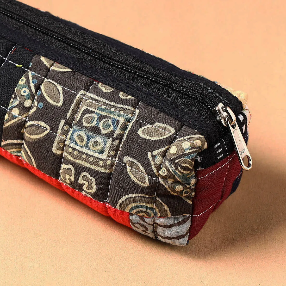 Handcrafted Quilted Patchwork Multipurpose Pencil Pouch 22