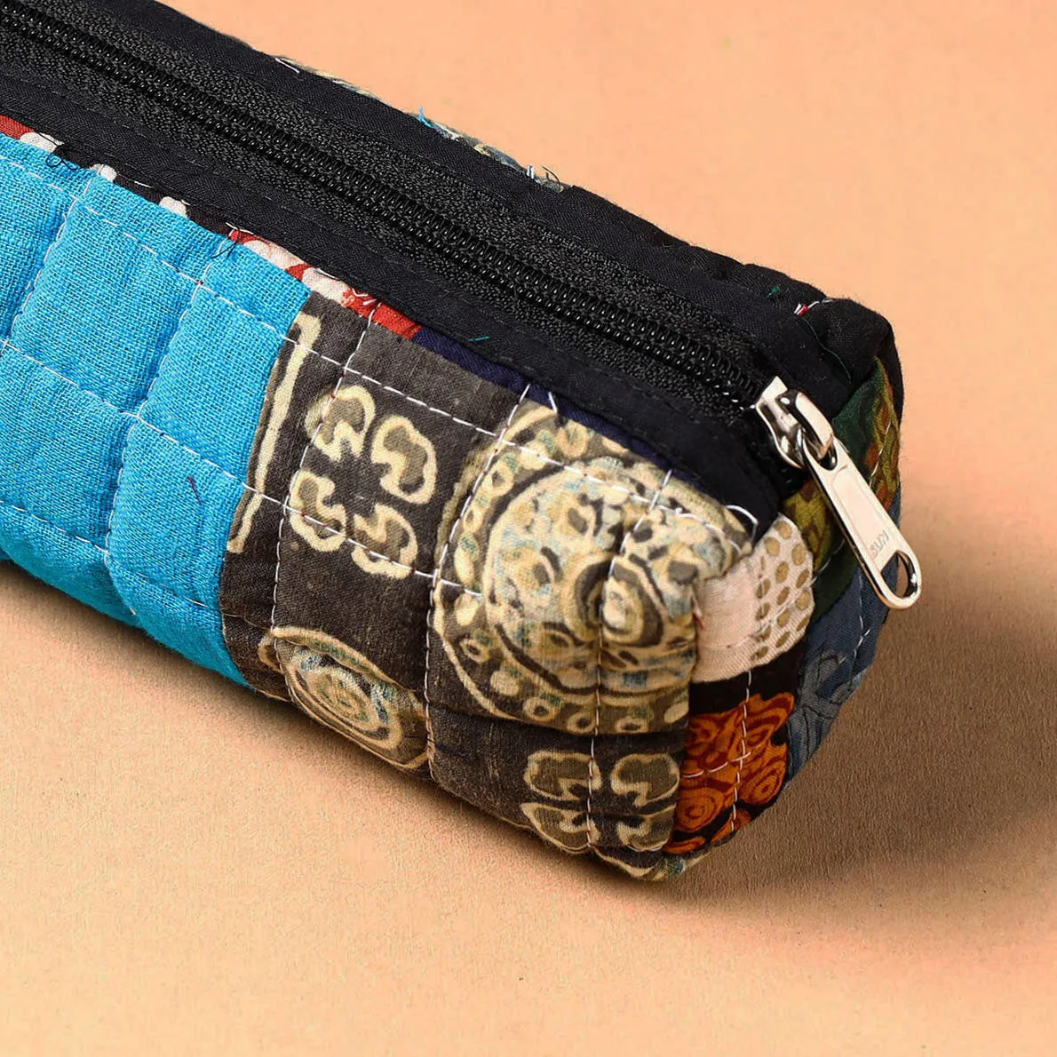 Handcrafted Quilted Patchwork Multipurpose Pencil Pouch 47