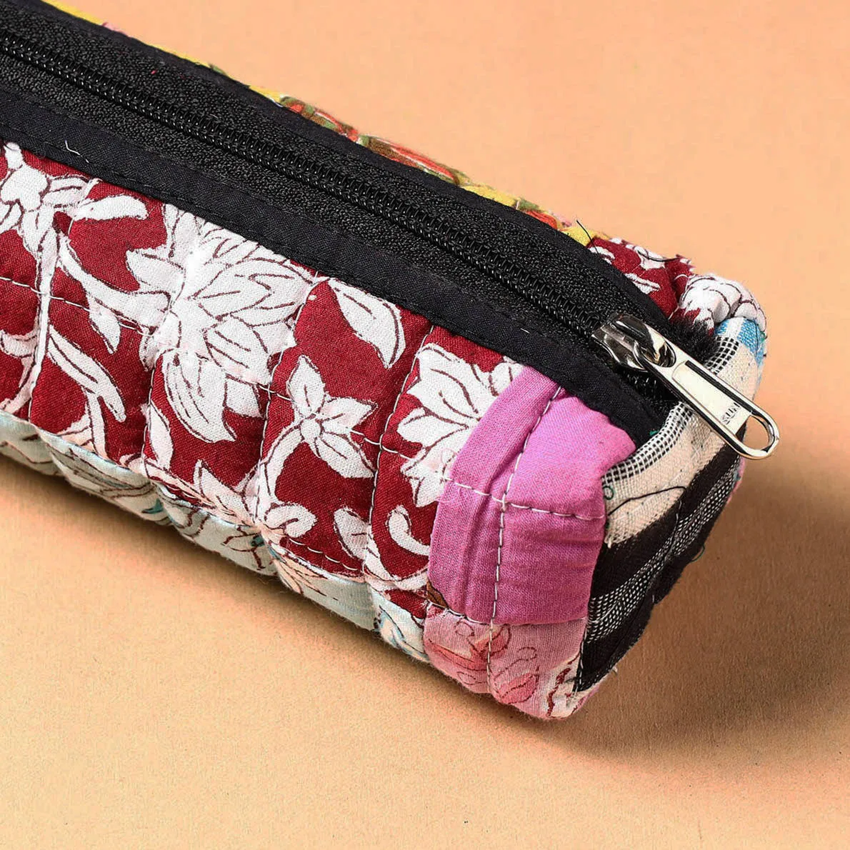 Handcrafted Quilted Patchwork Multipurpose Pencil Pouch 63