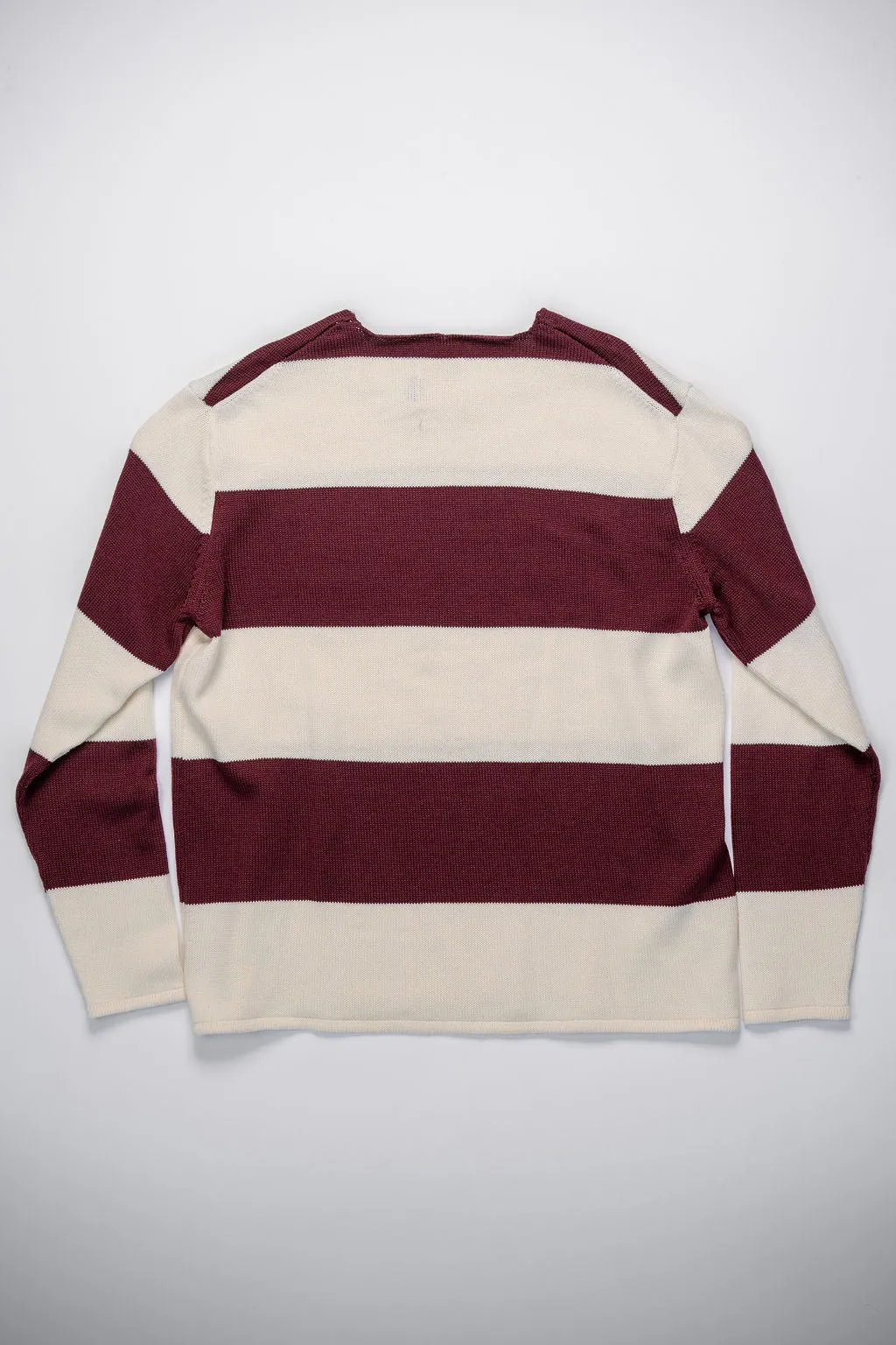 Heimat Textil Rugby Harbour Sweater - Seashell/Burgundy