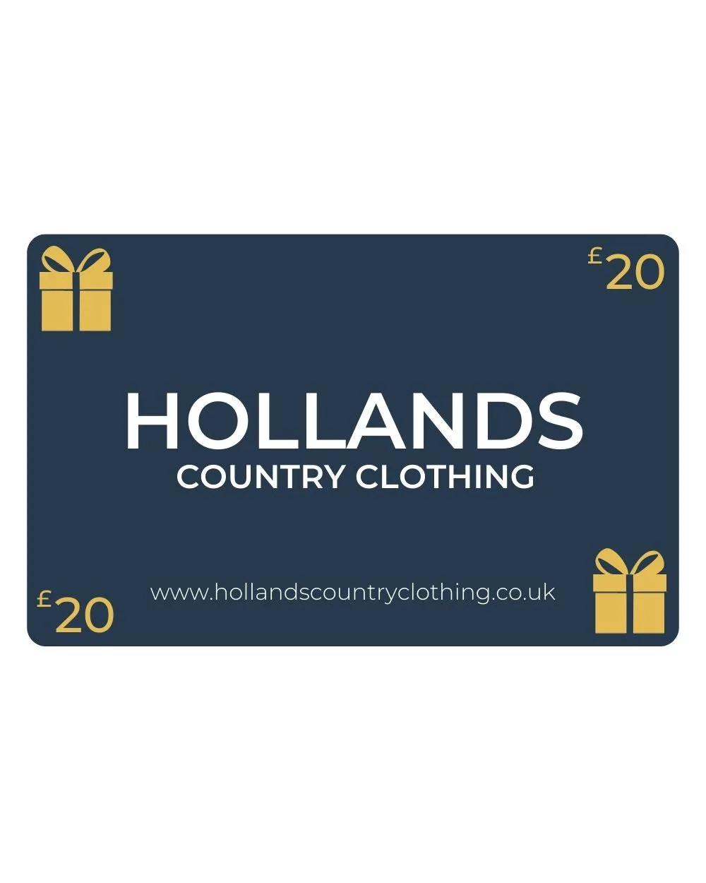 Hollands Country Clothing Gift Cards