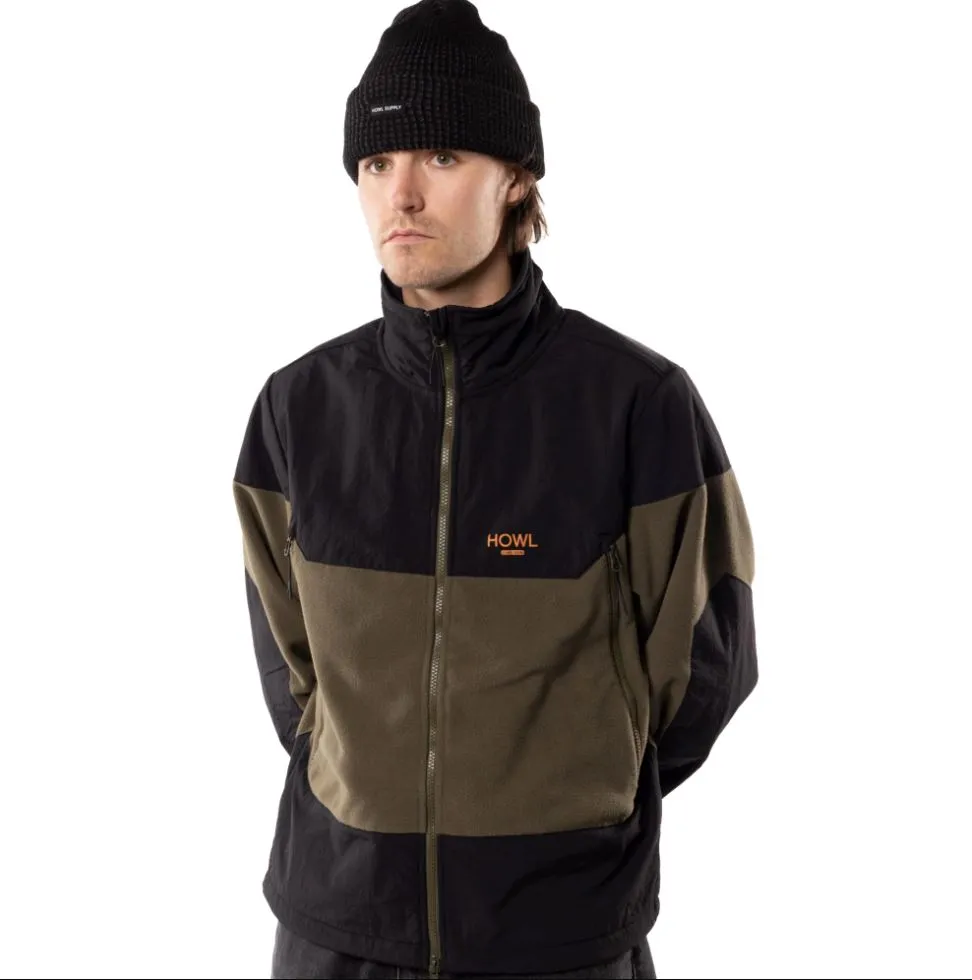 Howl Zip Polar Fleece - Army