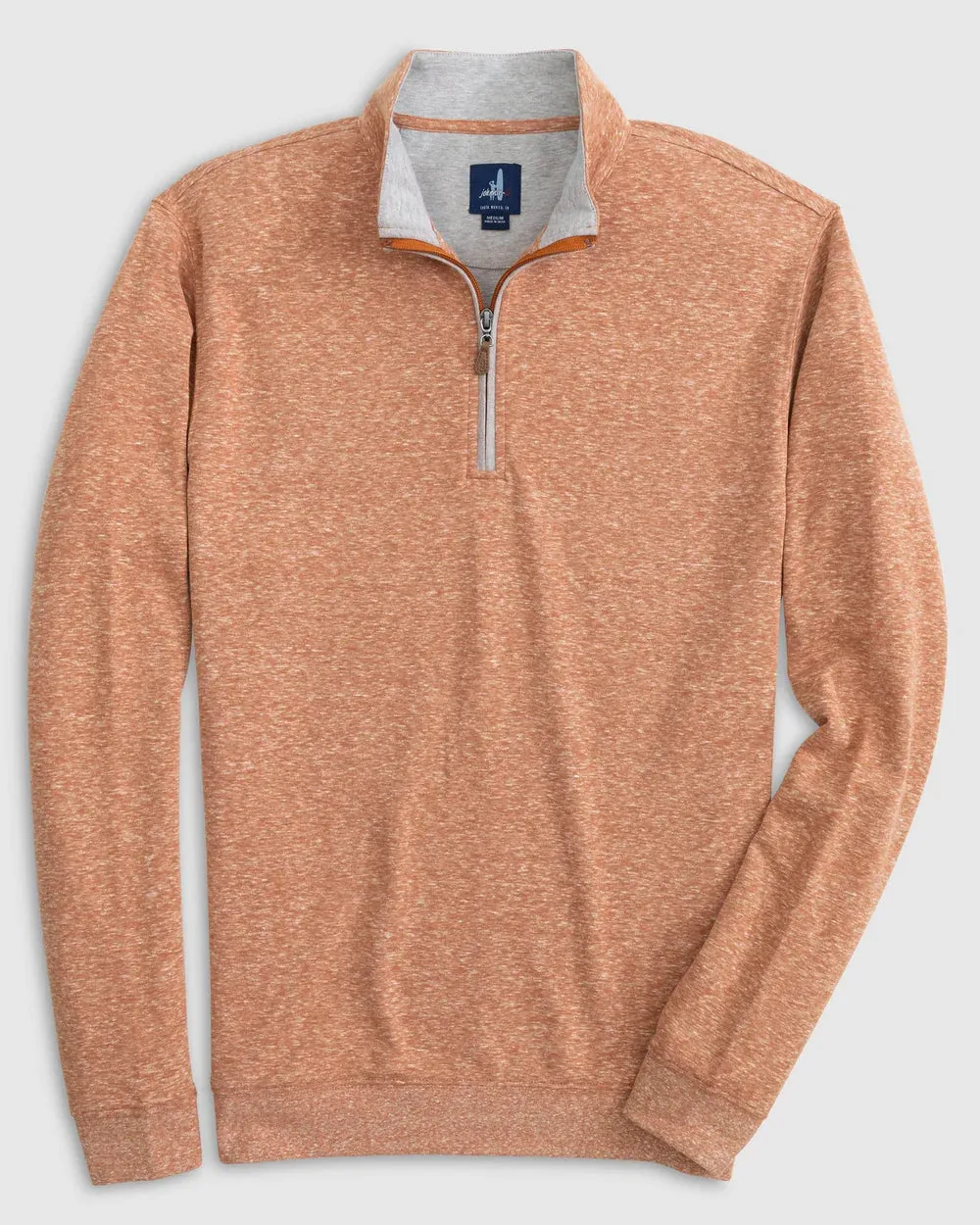 Johnnie-O Sully 1/4 Zip Pullover in Brick