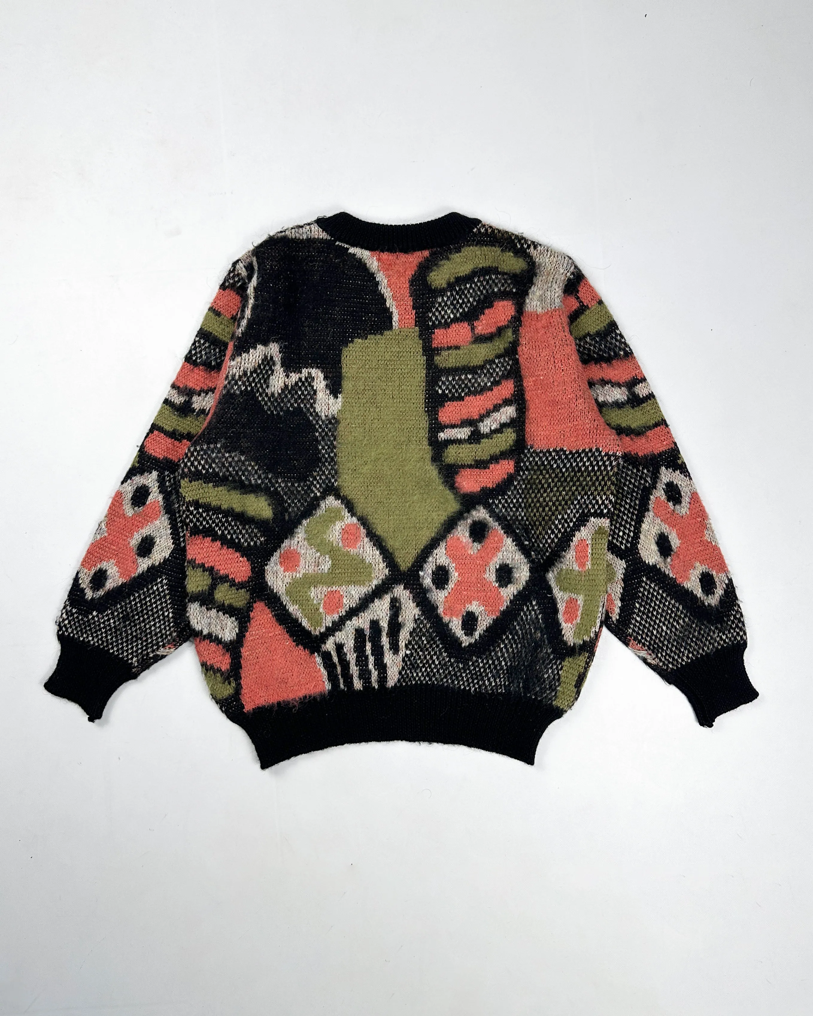 Kansai Yamamoto Wool Pattern Knitwear 1980's