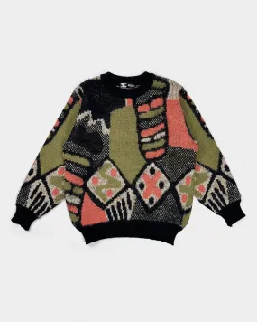 Kansai Yamamoto Wool Pattern Knitwear 1980's