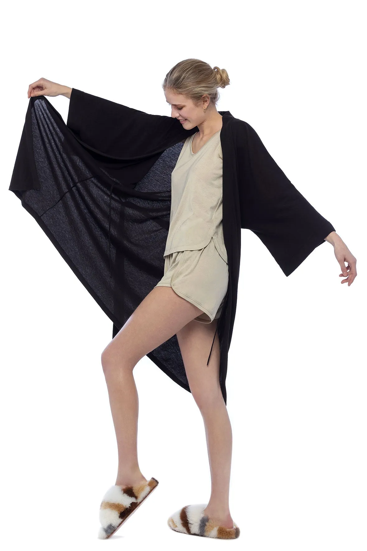 Kimono Wrap in Black