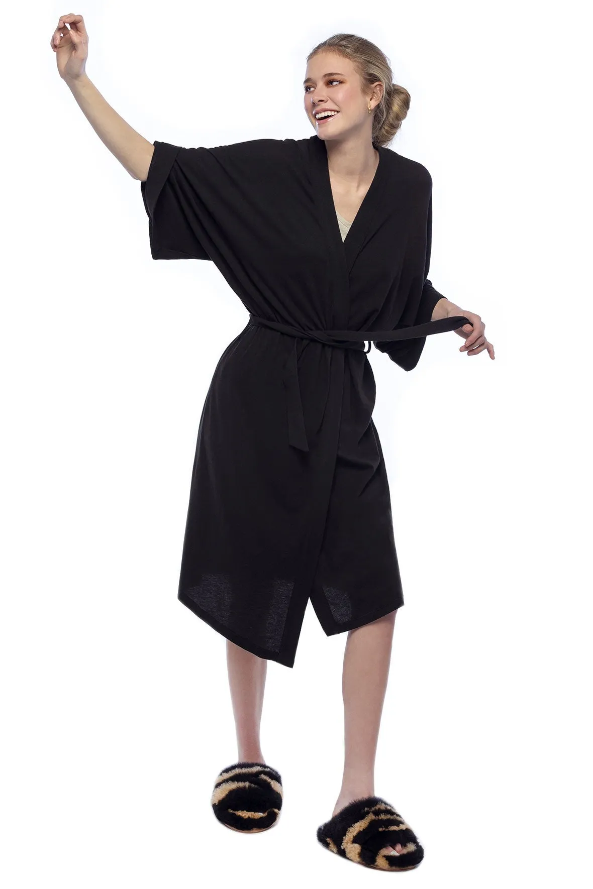 Kimono Wrap in Black