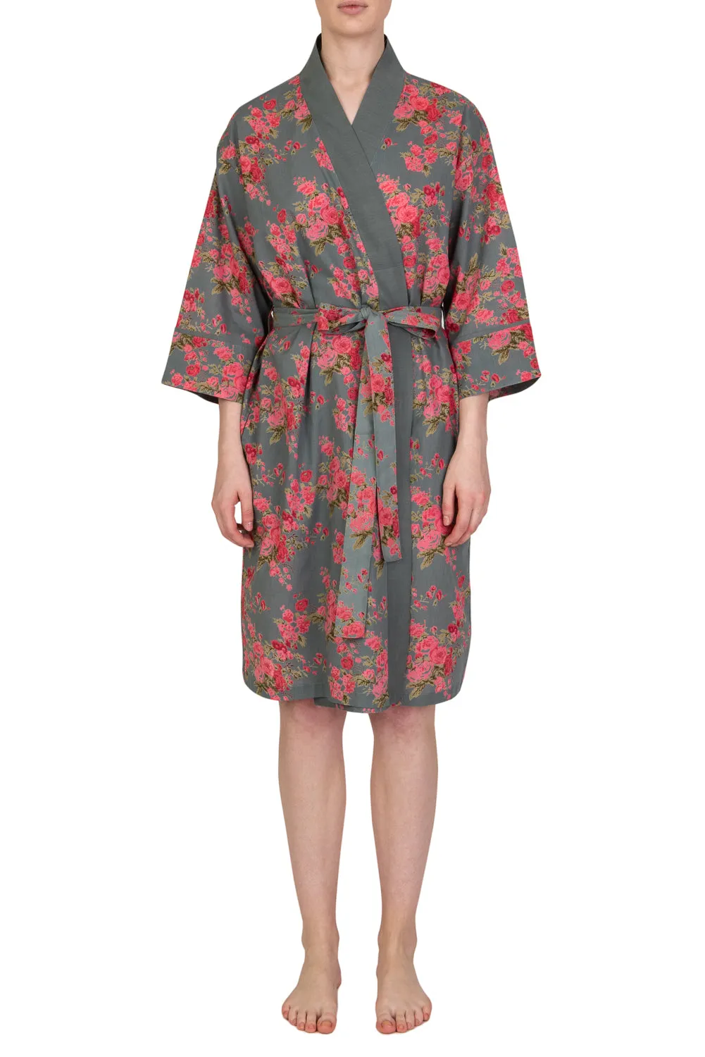 Klns Mid Length Cotton Kimono