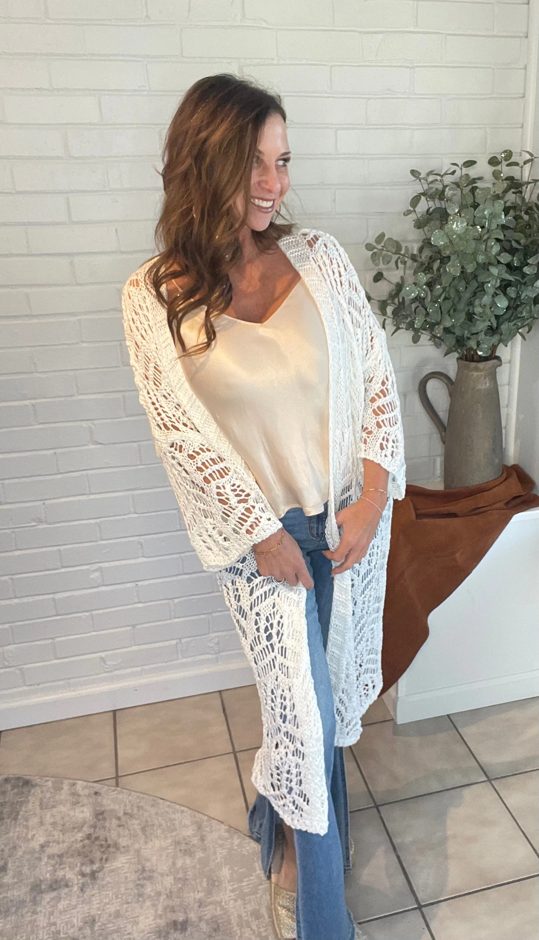 Lace Knit Cardigan