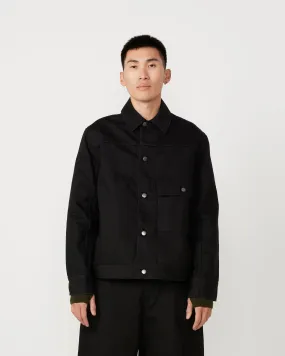 Lazar Denim Jacket in Black