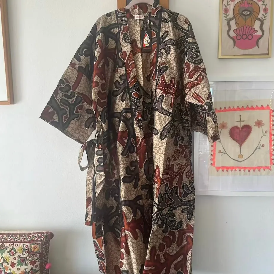 Long Silk Kimono – Elk