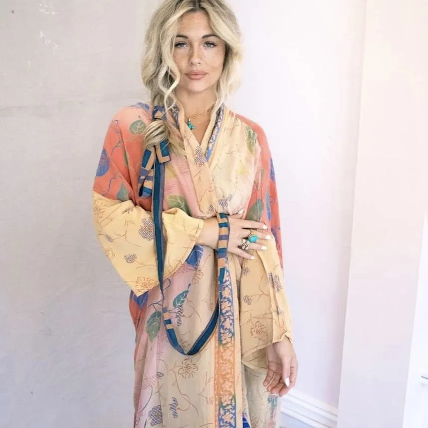 Long Silk Kimono – Tropicana