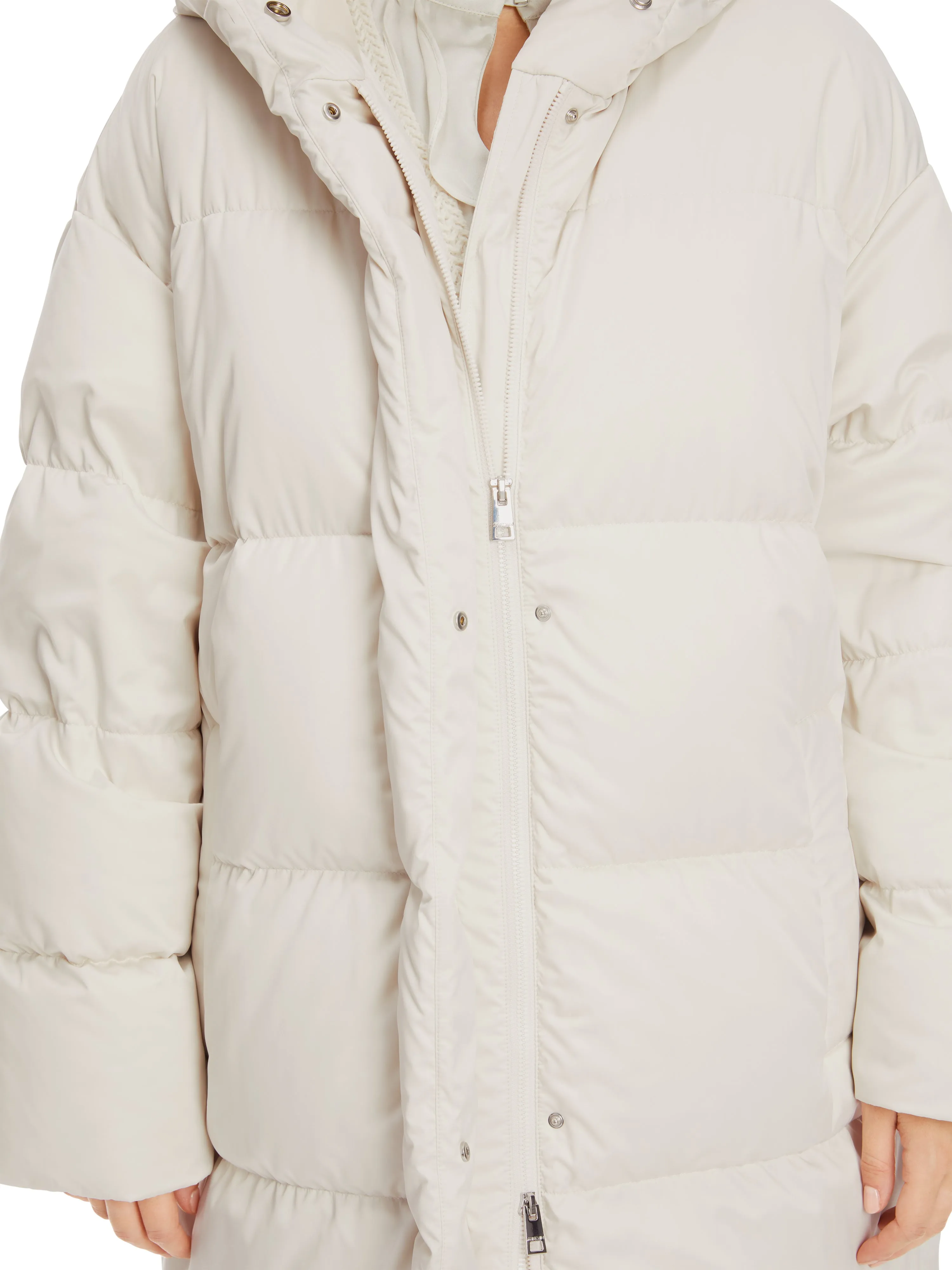 MARC CAIN Smoke Duvet Coat