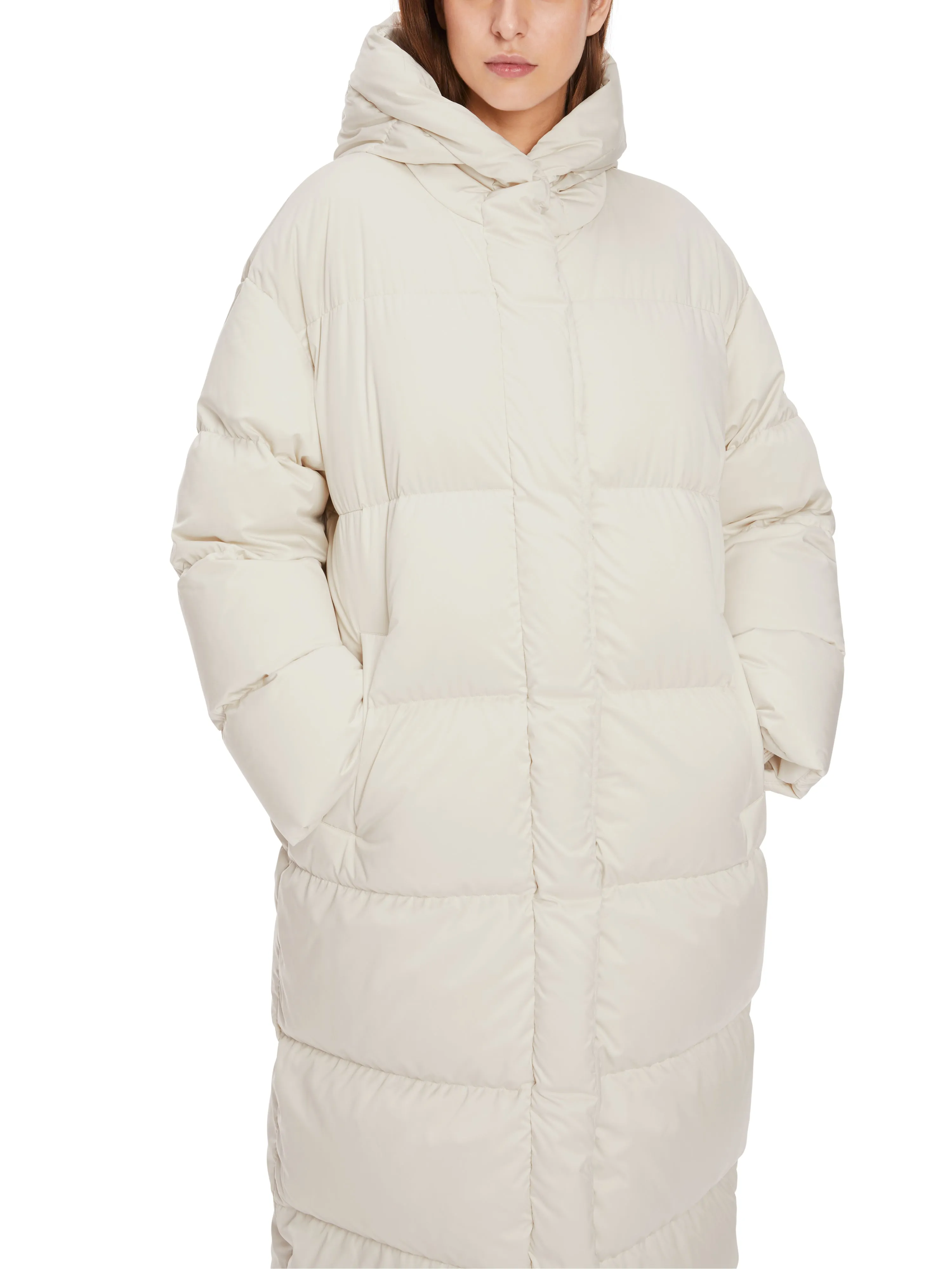 MARC CAIN Smoke Duvet Coat