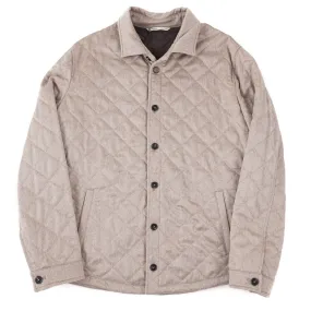 Maurizio Baldassari Quilted Cashmere Overshirt