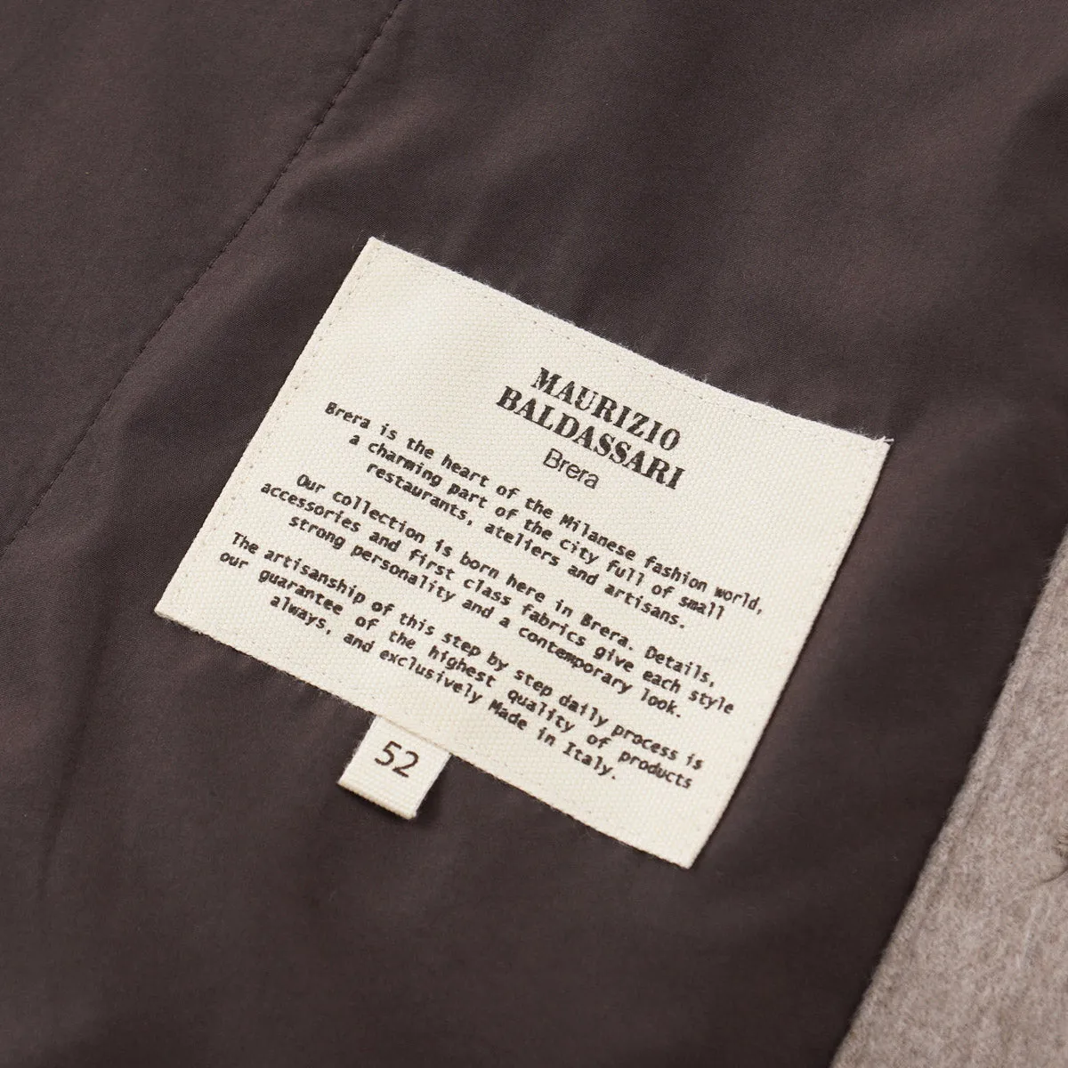 Maurizio Baldassari Quilted Cashmere Overshirt