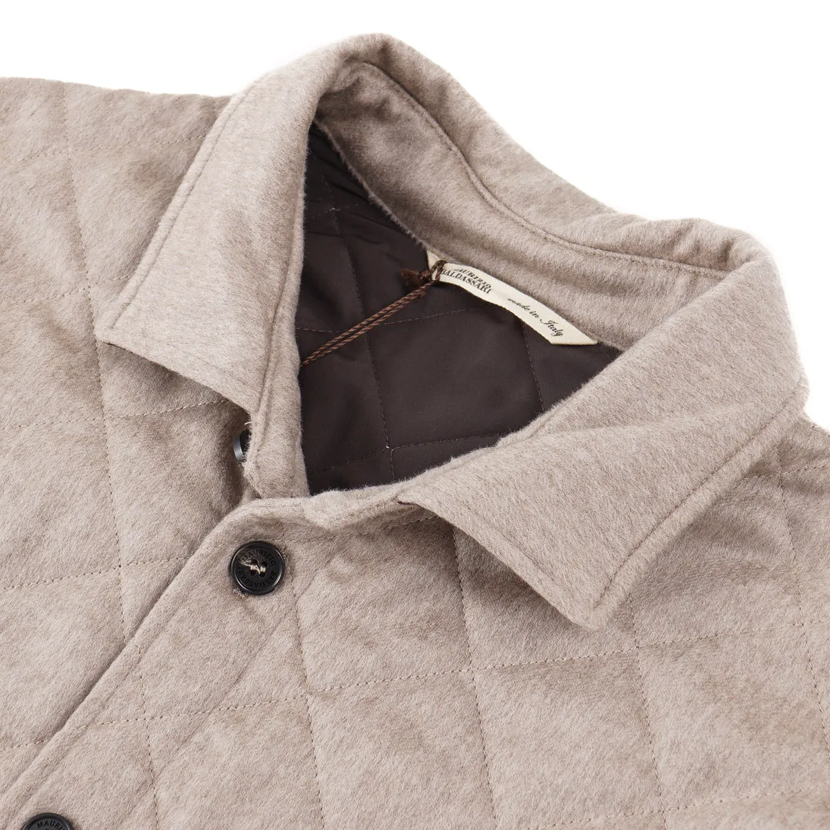 Maurizio Baldassari Quilted Cashmere Overshirt