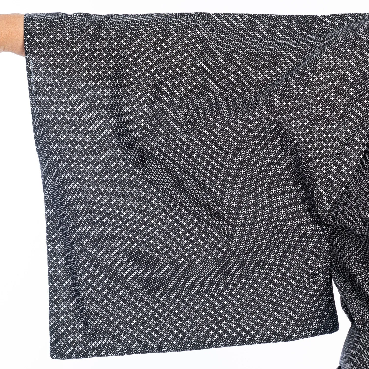 Mens Black Cotton Japanese Yukata