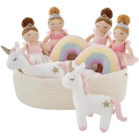 *Mud Pie Princess Rattle Basket