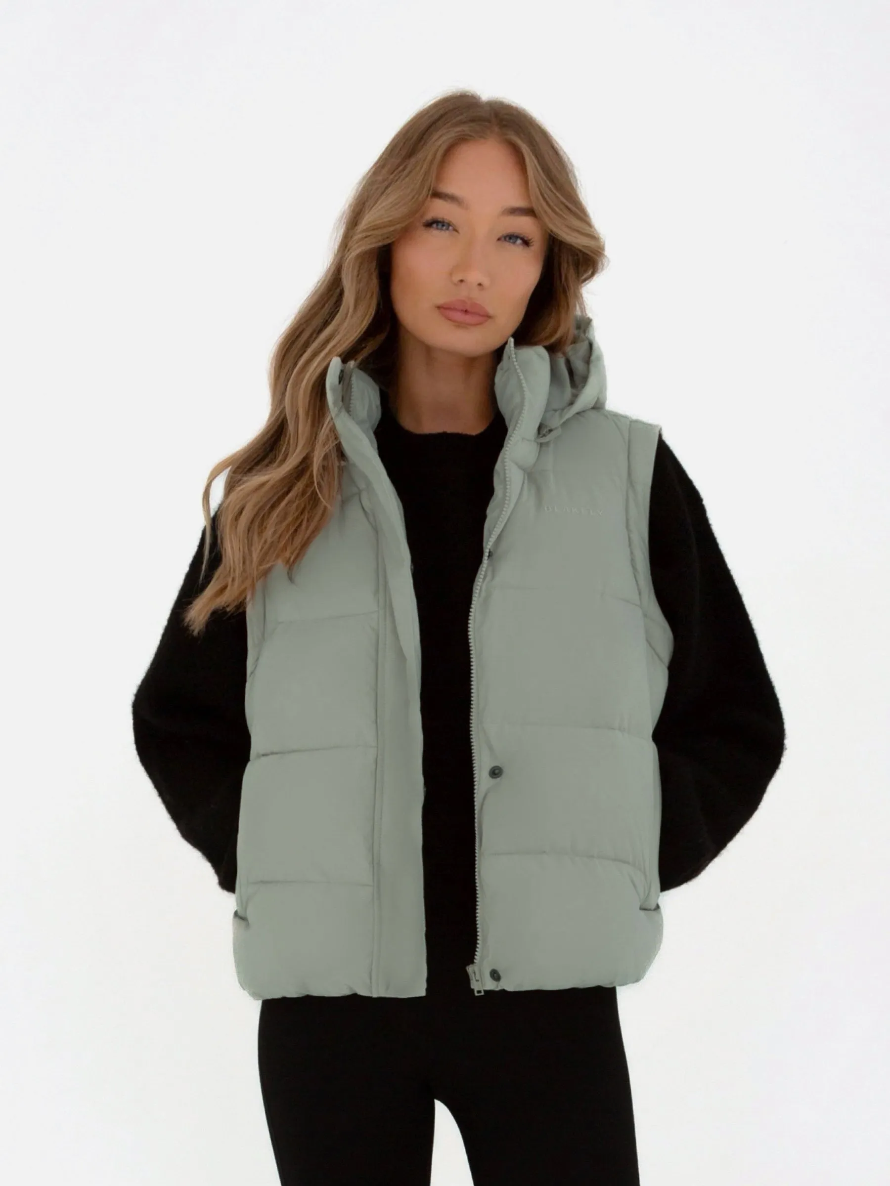 Multiway Puffer Coat 2 - Sage Green