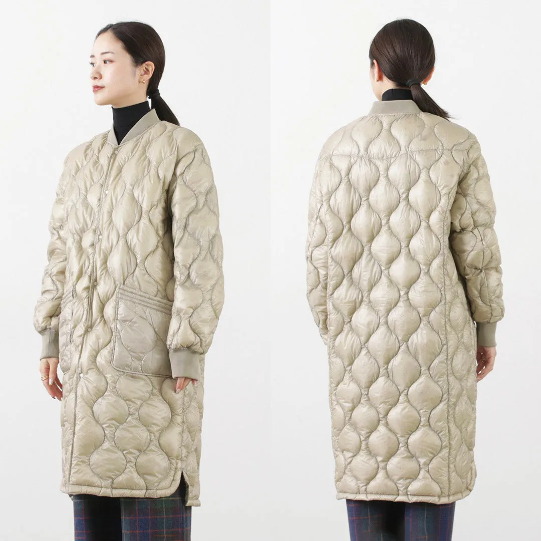 NANGA / Onion quilt down half coat