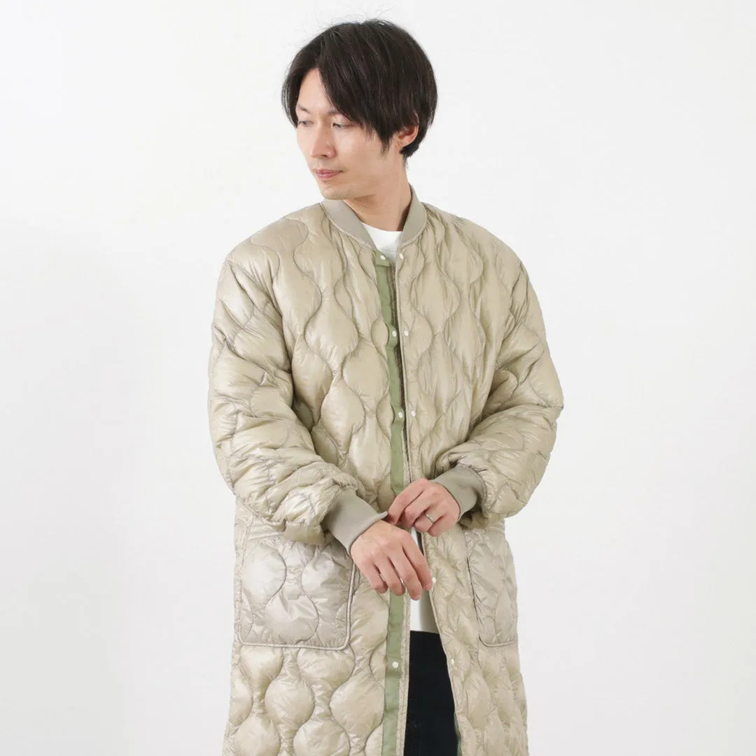 NANGA / Onion quilt down half coat