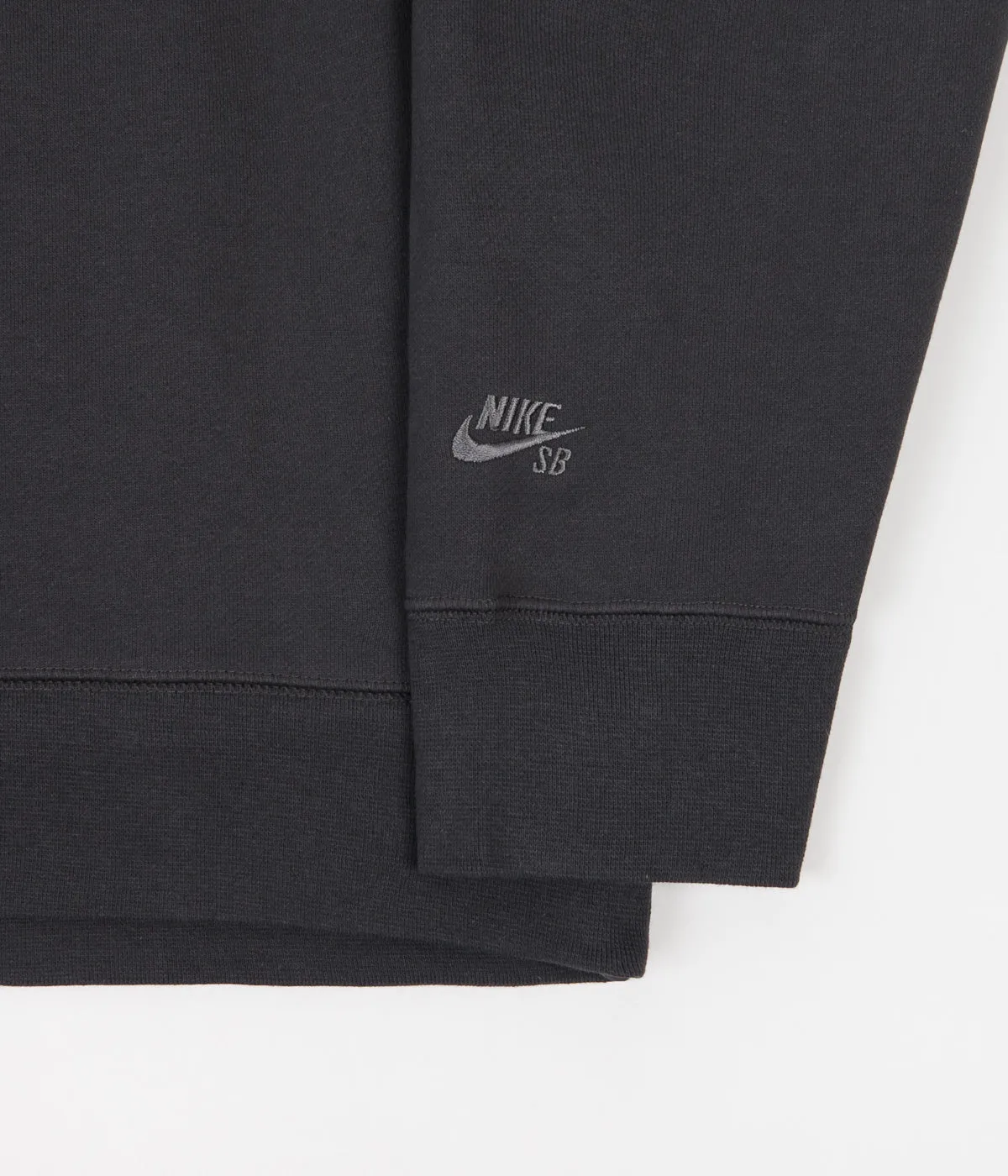 Nike SB Orange Label Crewneck Sweatshirt - Dark Smoke Grey / Smoke Grey