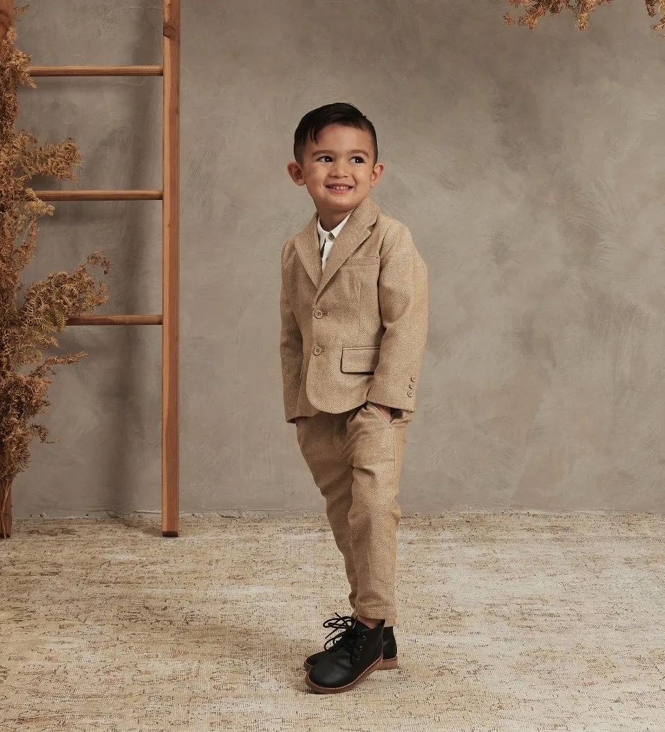 NoraLee Boys Caramel Sebastian Blazer