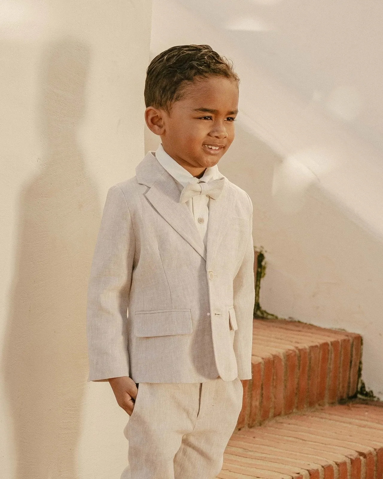 NoraLee Boys Linen Color Sebastian Blazer