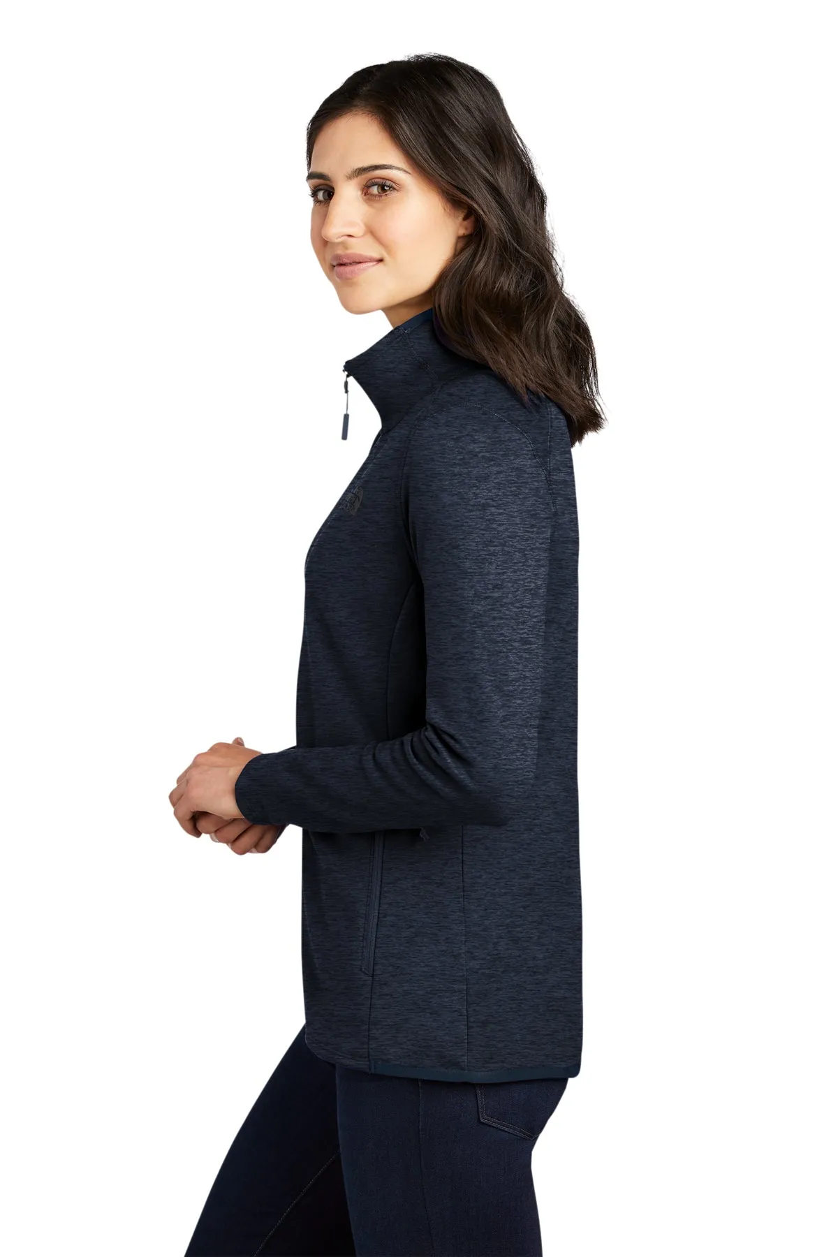 North Face Ladies Skyline Full-Zip Fleece Jacket Urban Navy Heather