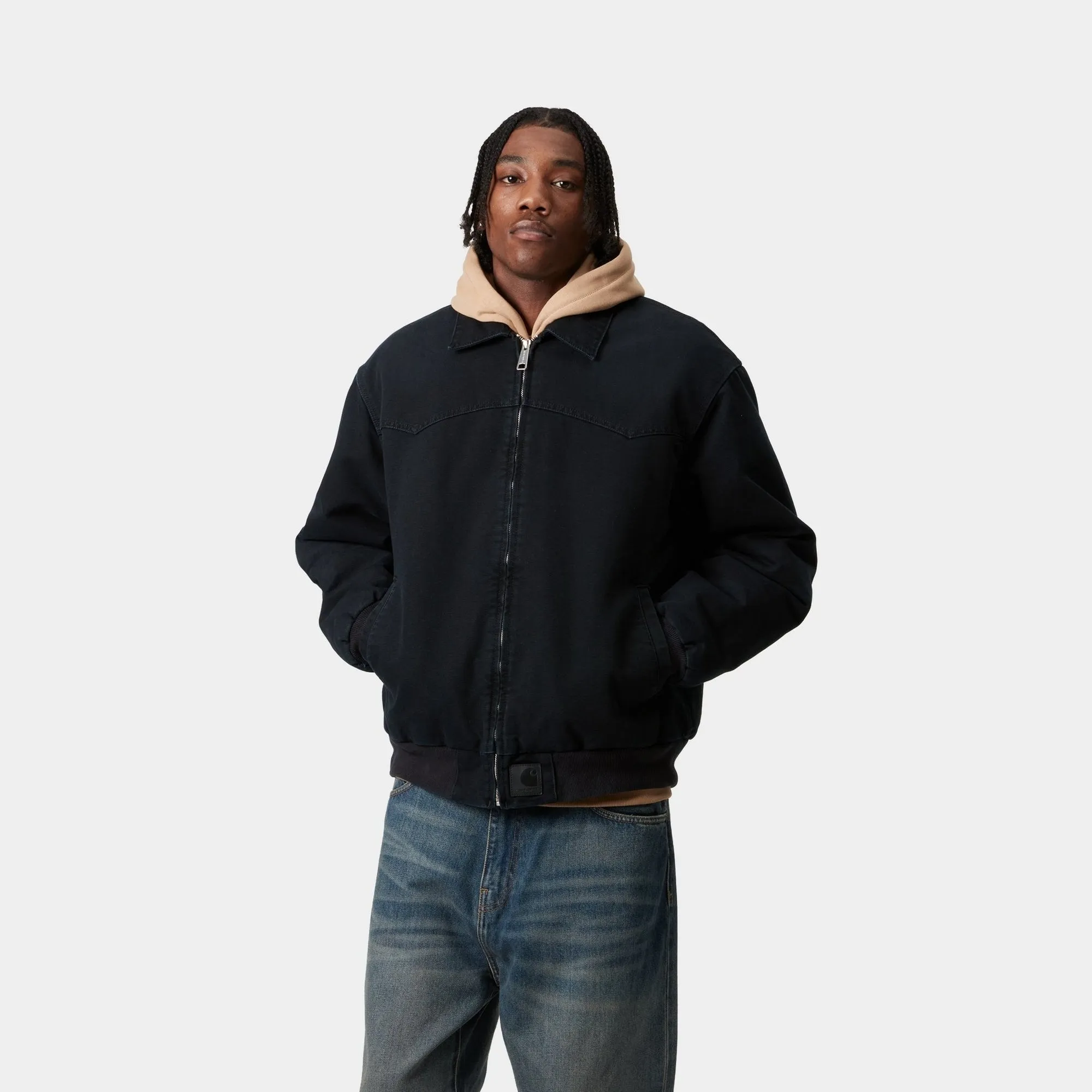 OG Santa Fe Jacket | Black / Black (stone canvas)