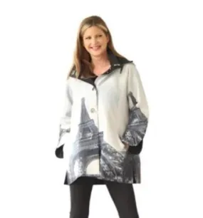 Oopéra by Lindi Eiffel Tower Reversible Raincoat - J2439RW-1