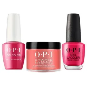 OPI Trio: N56 She's a Bad Muffuletta