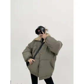 Oversized Quilted Puffer Coat