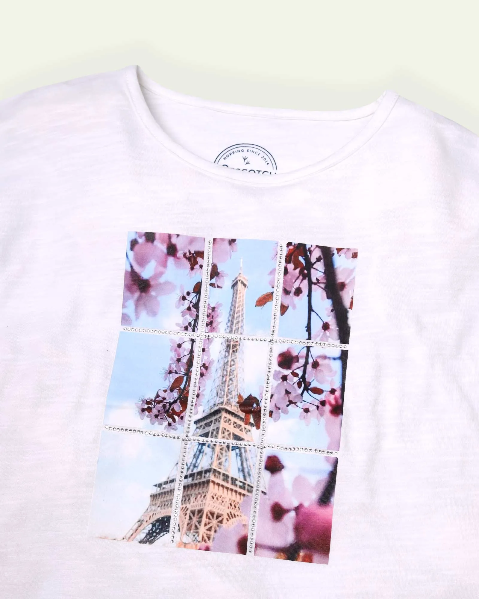 Paris Kimono Boxy T-Shirt