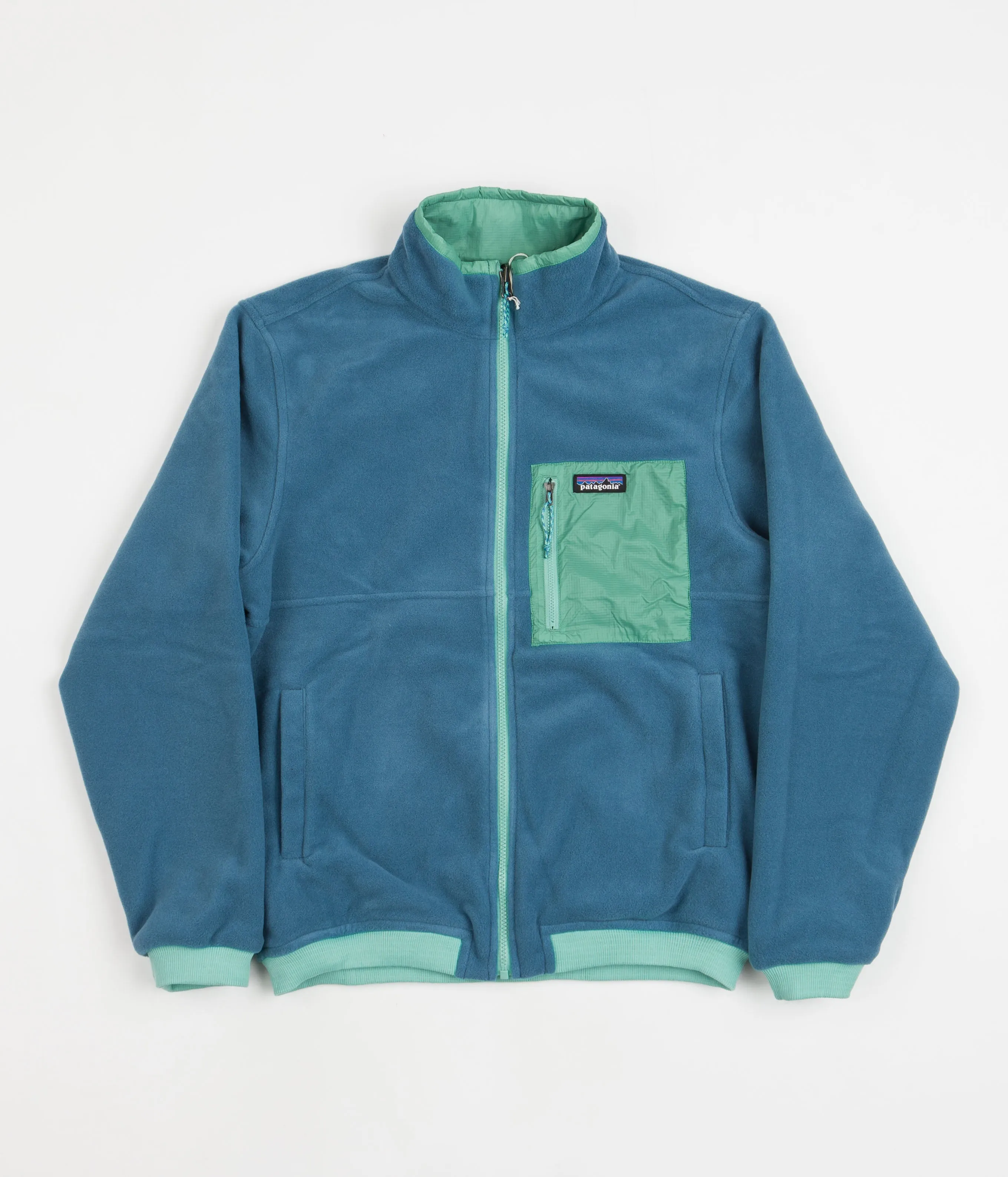 Patagonia Reversible Shelled Microdini Jacket - Fresh Teal