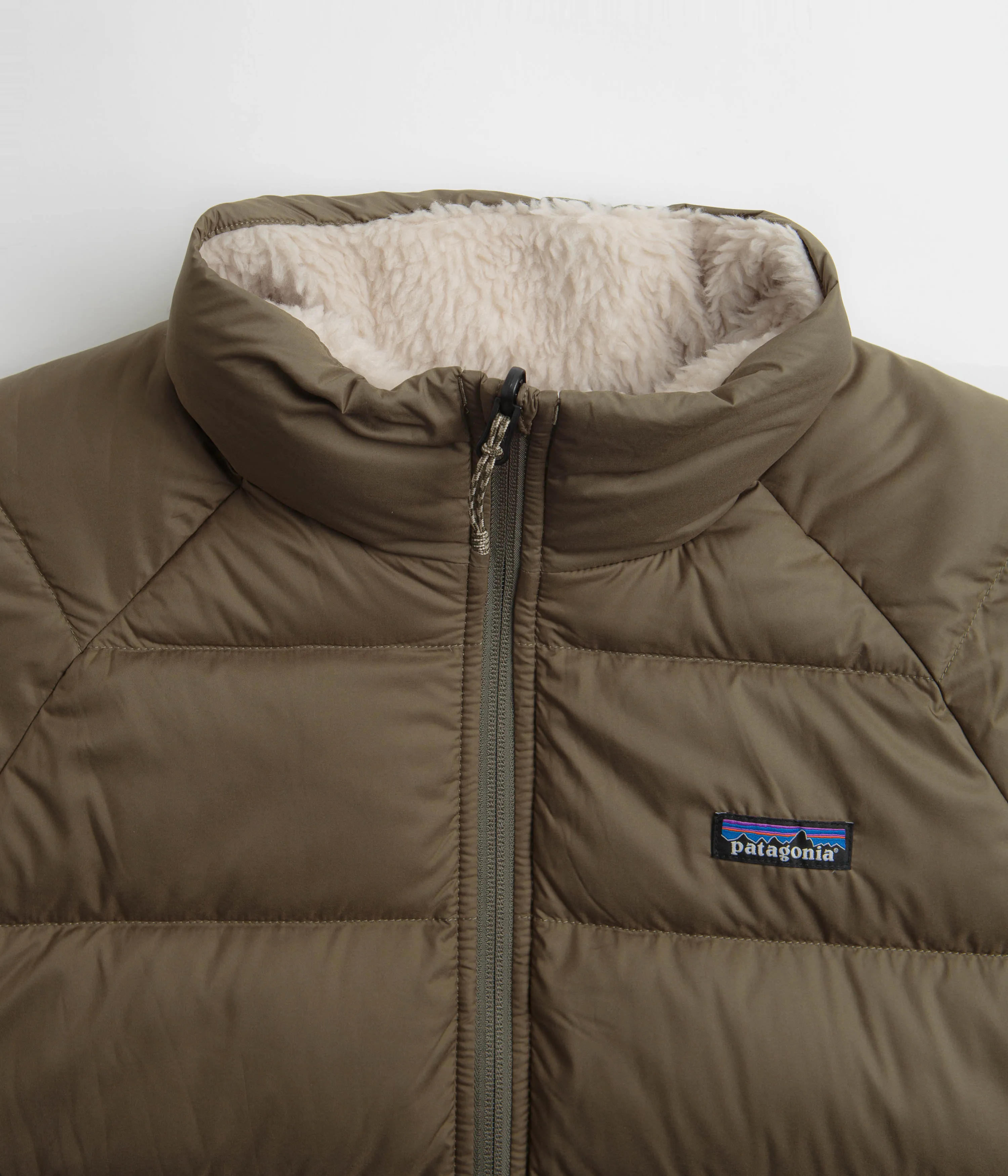 Patagonia Reversible Silent Down Jacket - Basin Green