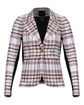 Patch Pocket Tuxedo Stripe Blazer