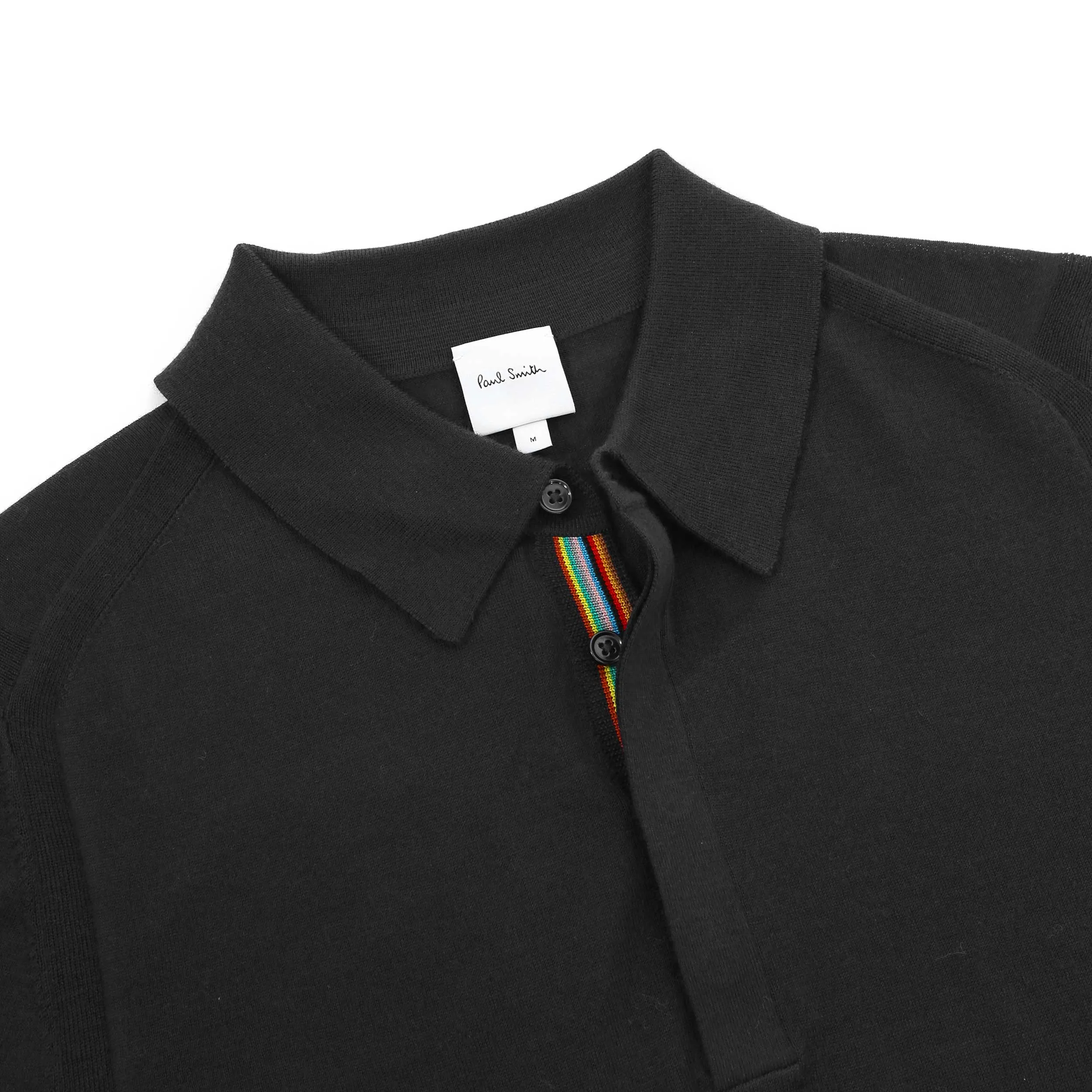 Paul Smith Sweater Long Sleeve Polo in Black