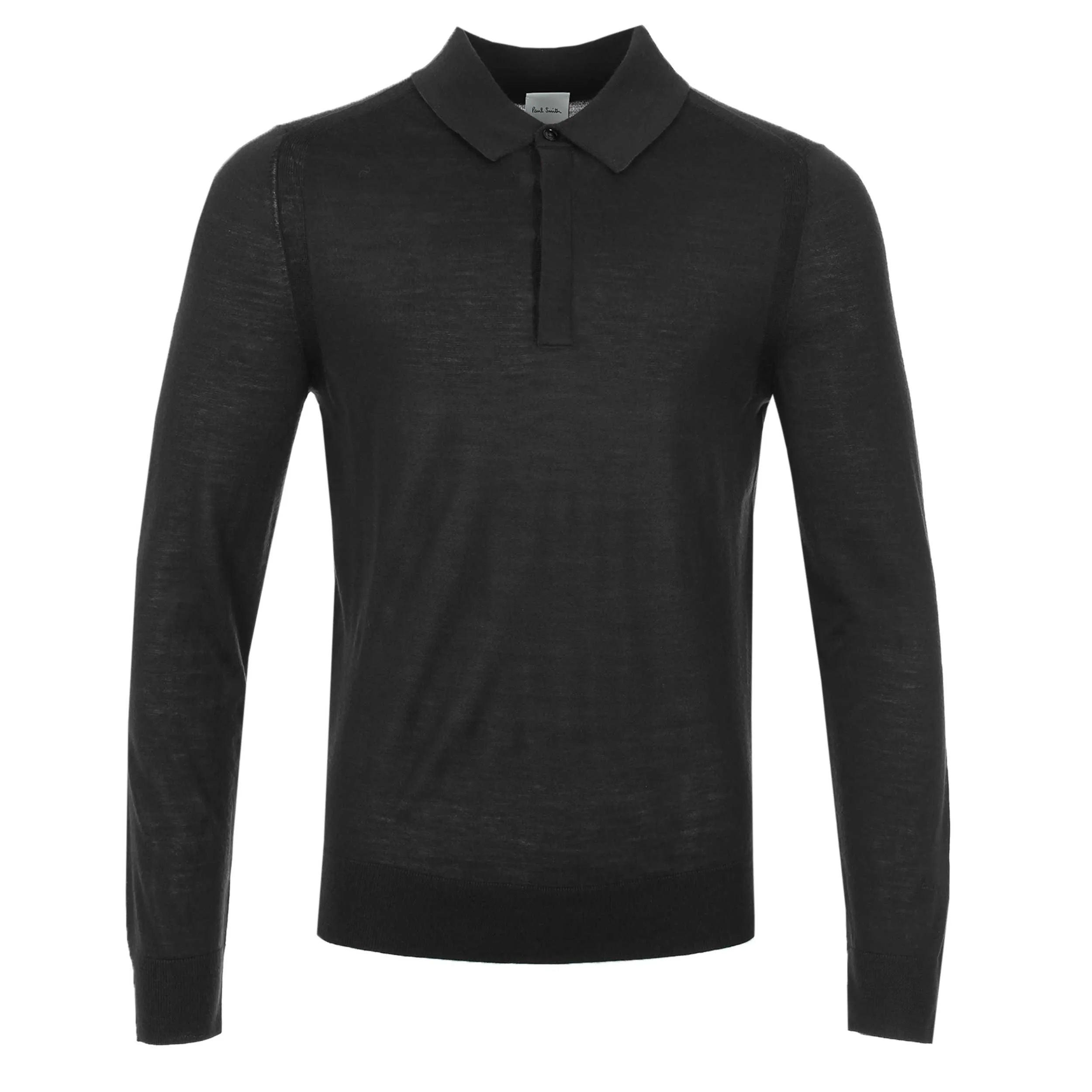 Paul Smith Sweater Long Sleeve Polo in Black