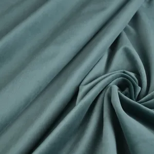 Peacock Blue Velvet Fabric 8903