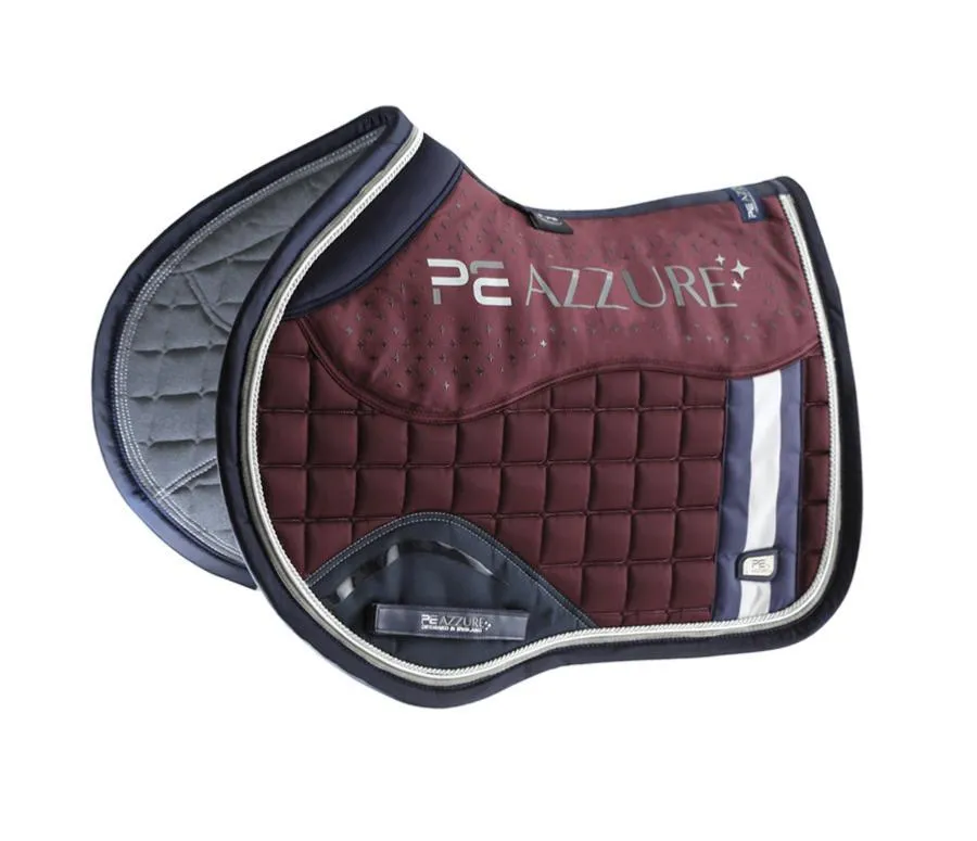 PEI Azzure Anti-Slip Satin Jump Saddle Pad   BONUS Bag