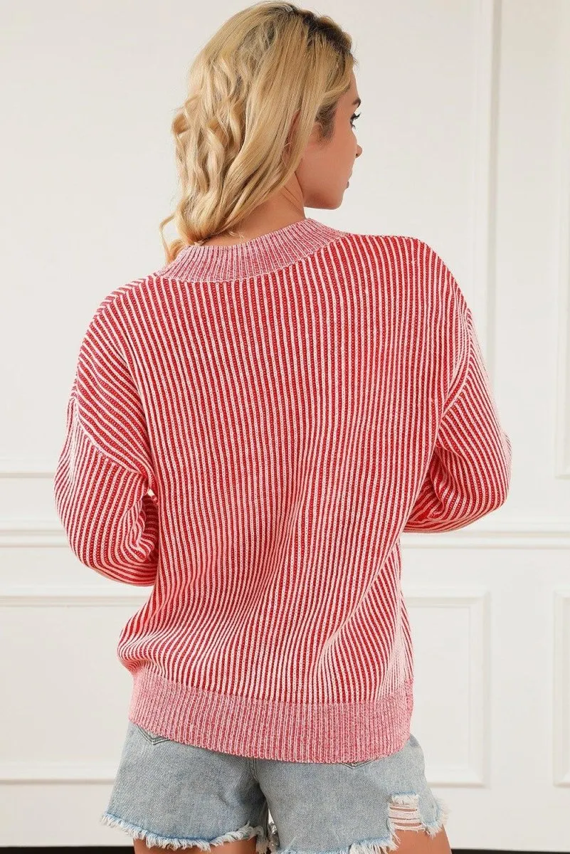 Peppermint Striped Sweater